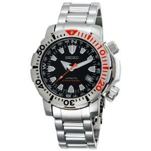 Seiko Herren SNM035 Automatic Dive Silver Tone Uhr  Uhren
