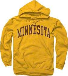 Minnesota Golden Gophers Gold Arch Hooded Sweatshirt 