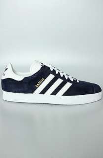 adidas The Gazelle 2 Suede Sneaker in Marine White  Karmaloop 