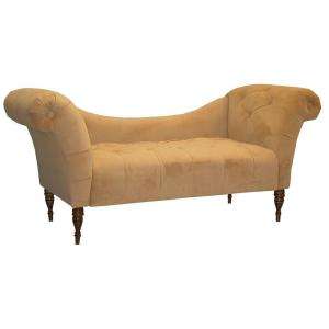 Home Decorators Collection Savannah Tufted Chaise Lounge Velvet 