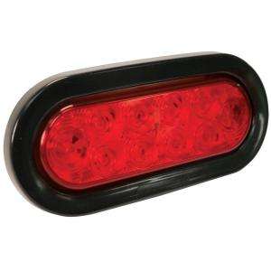 Blazer International Stop/Tail/Turn Signal 6 IN. LED Oval Light Red 