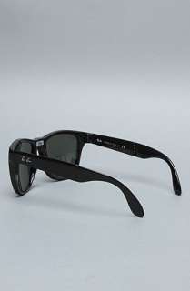 Ray Ban The 54mm Wayfarer Folding Sunglasses in Black  Karmaloop 