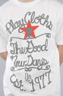 Play Cloths The Scribe Tee in White  Karmaloop   Global Concrete 