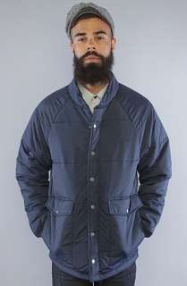 Brixton The Klein Jacket in Navy  Karmaloop   Global Concrete 