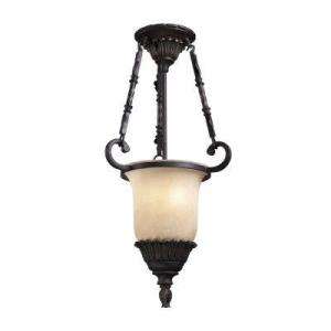 TRUMP HOME Ardsley Collection 2 Light 14 in. Hanging Antique Bronze 
