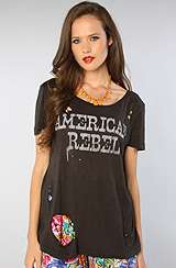 Chaser The Liberty Dead Tie Dye Destroyed Slouchy Tee  Karmaloop 
