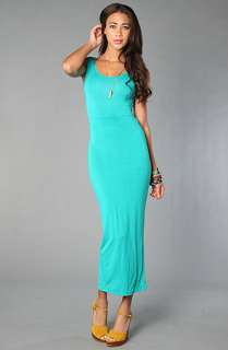 Blaque Market The Maxed Out Jersey Dress in Teal  Karmaloop 