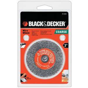 BLACK & DECKER 3 in. Wire Wheel 70 603 