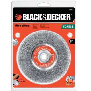 BLACK & DECKER 5 In. Wire Wheel 70 612  