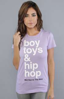 Married to the Mob The Boys Toys Tee in Lavender  Karmaloop 