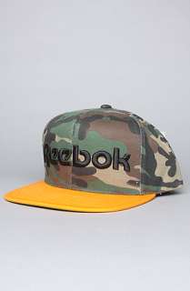 Reebok The Classic Snapback Cap in Camo Gold  Karmaloop   Global 