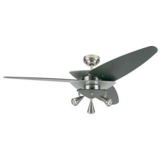   in. Brushed Nickel and Graphite Ceiling Fan 7850665 