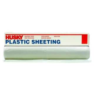 Husky 100 Ft. X 10 Ft. Plastic Sheeting CF0310C  