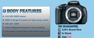 Canon EOS Rebel T3i SLR & 5 Lens 20GB Massive Kit USA 13803134254 