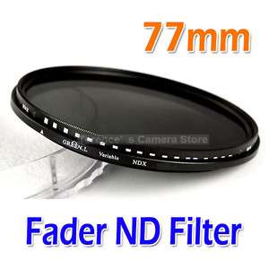 Slim 77 77mm Fader ND Filter adjustable ND2 to ND400  
