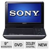 Sony DVP FX980 9 Portable DVD Player   Widescreen LCD, USB, Black