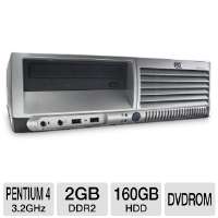 HP Compaq DC7600 Desktop PC   Intel Pentium 4 3.2GHz, 2GB RAM, 160GB 