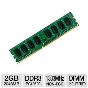Crucial CT25664BA1339 2GB PC10600 DDR3 Desktop Memory Upgrade 