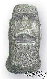 Moai Easter Island Statue Ceramic Aquarium Ornament  