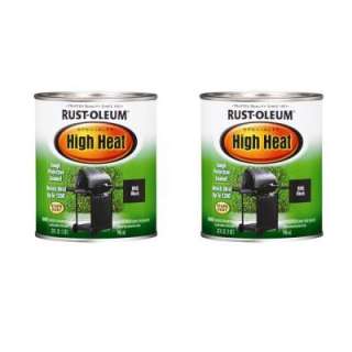 Rust Oleum Specialty 32 oz. BBQ Black High Heat Protective Enamel (2 