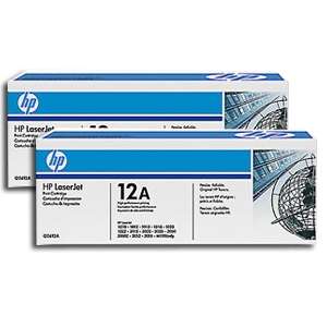 HP LaserJet 12A Q2612A Black Toner Cartridge Bundle 