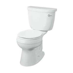   Comfort Height 2 Piece Round Front Toilet in White   DISCONTINUED