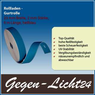 Rollladen Wende Gurtrolle grau/beige, 23 mm Breite, 2 mm Stärke, 6 m 