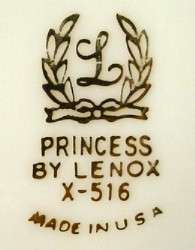 LENOX china PRINCESS Dinner Plate # X516  