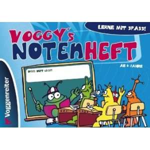 Voggys Notenheft (Blanko Notenheft)  Bücher