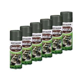 Rust Oleum 12 oz. Specialty Camouflage Deep Forest Green Spray Paint 