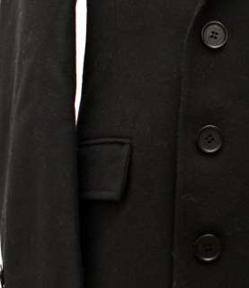 Stylish Luxury Peaked Coat Outerwear Double Breasted  