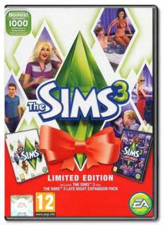 PC DVD Spiel Sims 3 Limited Edition + Late Night Addon 5030930098148 