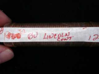   OLD STOCK 1962 BU LINCOLN MEMORIAL PENNY CENT ROLL COLLECTIBLE COINS