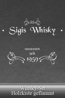 Personalisierte Whiskygläser Whiskyflasche Geschenkidee  