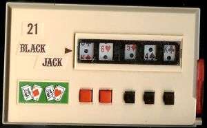 1970s WACO BLACKJACK CASINO ELECTRONIC HANDHELD GAME ★  
