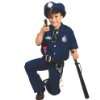 Polizei Kostüm US Police mit Polizeimütze und echten Handschellen 
