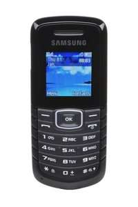Samsung GT E1080W   Schwarz Ohne Simlock Handy 8806071315812  