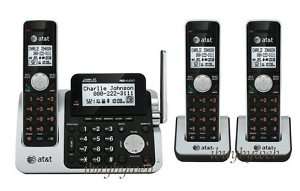 AT&T CL83201 DECT 6.0 3 Cordless Phones w/ Answering  