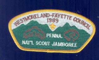 MINT 1989 JSP Westmoreland Fayette Council  