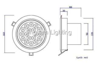 18*1W LED Bulb Recessed Light Ceiling Down Light Cabinet lamp