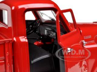   DODGE PICKUP TRUCK RED 132 DIECAST BY SIGNATURE MODELS 32419  