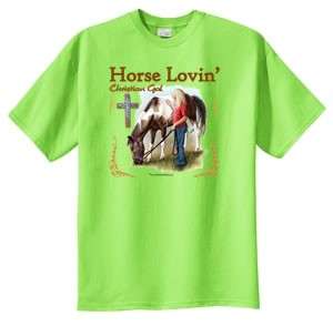 Horse Lovin Christian Gal Cowgirl T Shirt S  6x  