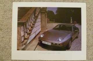 1984 Porsche 928 Showroom Advertising Poster RARE Awesome  
