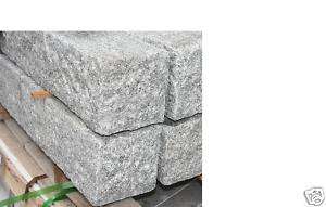 Granit Palisaden 15x15x250 cm, Pfosten, Granit grau  