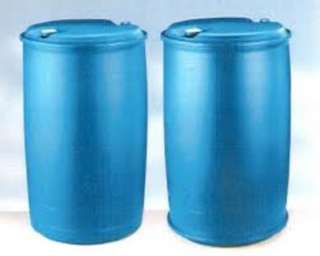 Biete blaue 200 Liter Fässer aus Kunstoff an zb. Regentonne in 