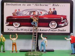 1953 Willys Aero 2 Door Sedan Billboard O 1/43  