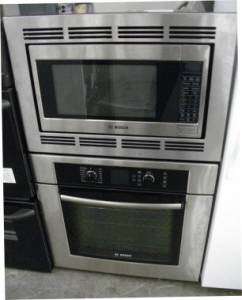 BOSCH 30 INCH MICROWAVE COMBINATION WALL OVEN STAINLESS  