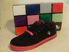 vlado spectro 3 canvas pink black sneakers sz 9 5
