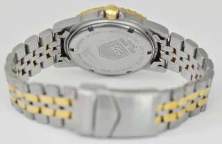 Mens TAG Heuer Professional Dated Black & Gold WD1220 DO WR 200m Two 