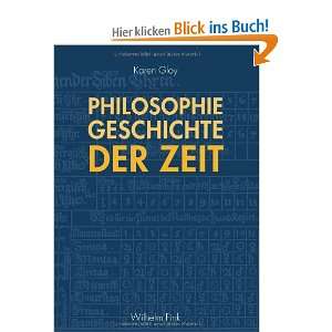 Philosophiegeschichte der Zeit  Karen Gloy Bücher